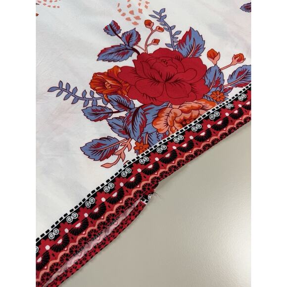 Flying Tomato Womens Floral Kimono SZ M L Cover Up Cruise Vacation Beach Duster - Picture 10 of 11